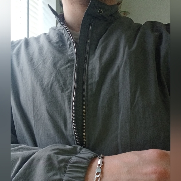 Michael Kors Men's Gray Lightweight Gray Bomber Jacket SZ Extra Large (XL) NWOT - Picture 5 of 14